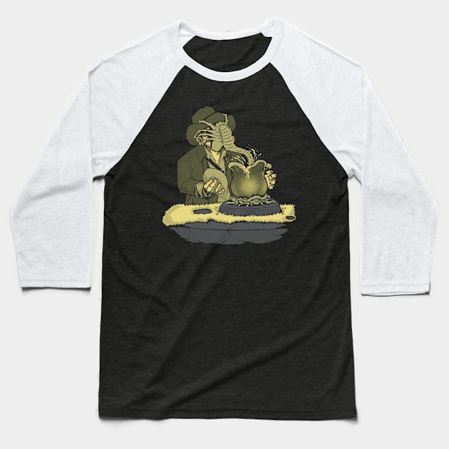 IDIOTIC JONES Baseball T-Shirt by BetMac